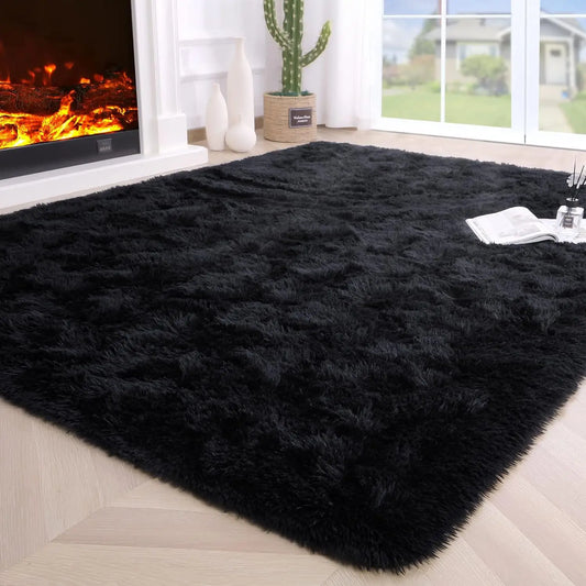 Fluffy Rugs for Bedroom Fuzzy Area Rugs for Living Room Soft Kids Carpet Non Slip Rugs for Hardwood Floors Room Decor