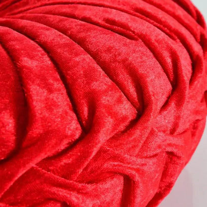 35/40cm Round Pumpkin Pleated Seat Cushion Pillow Pouf Soft Velvet Comfortable Pouf Throw Floor Sofa Home Decor Cojines Coussin