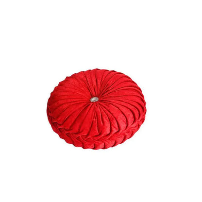 35/40cm Round Pumpkin Pleated Seat Cushion Pillow Pouf Soft Velvet Comfortable Pouf Throw Floor Sofa Home Decor Cojines Coussin