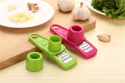 Ginger Garlic Crusher Press Garlic Grinding Grater Cutter Peeler Manual Garlic Mincer Chopping Garlic Tool Kitchen Accessories