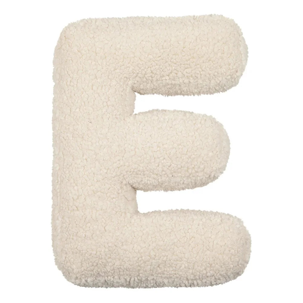 English Letter Pillow Plush Stuff Pillow 26 Letters Shape Pillow Decorative Alphabet Pillow for Bedroom Decor