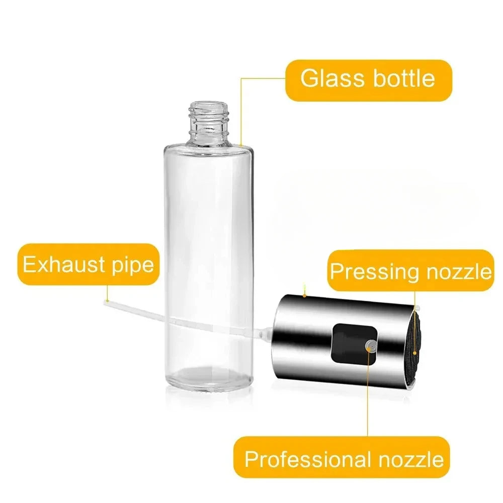 1 or 2 Pack Glass Oil Spray for Cooking Spray Bottle Olive Oil Sprayer Mister for BBQ ALAD Baking Roasting Grilling