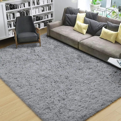 Fluffy Rug Indoor Plush Soft Carpet for Living Room Anti-Skid Durable Area Rug for Girls Bedroom Kids Room Carpets