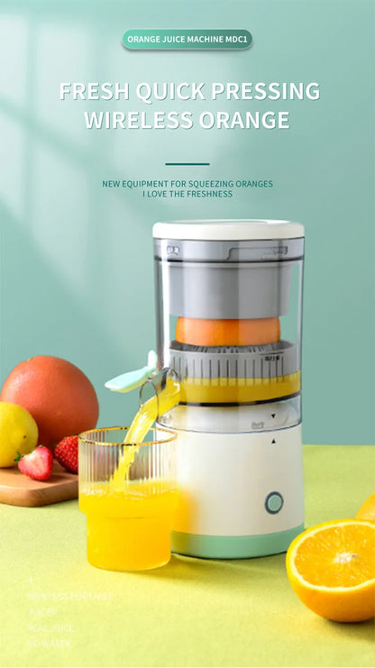 Portable Electric Juicer USB Charging Orange Lemon Fruit Blender Mini Household Juice Squeezer Mixer Citrus Juicer Fruit Juicer