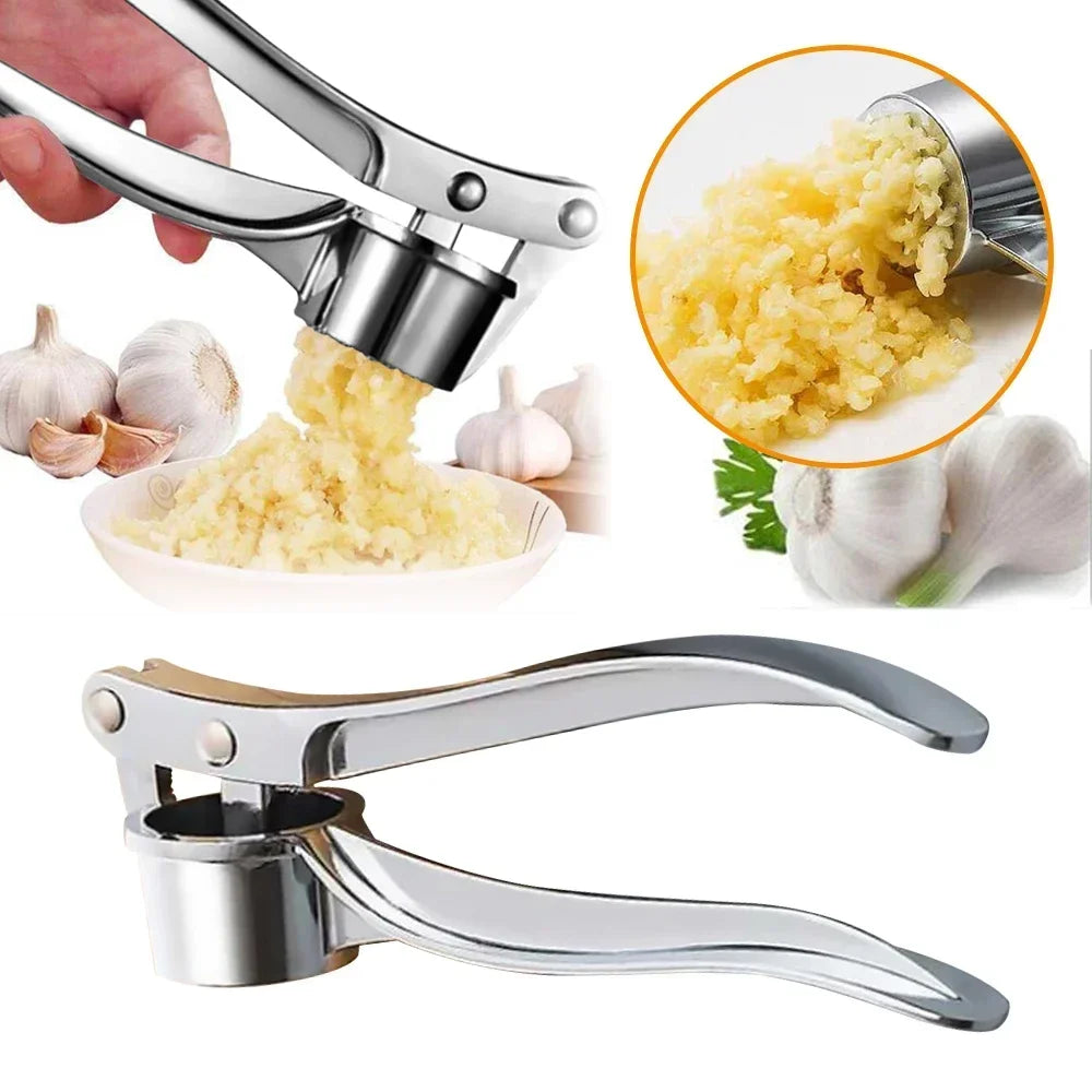 Imitating Stainless Steel Garlic Press Crusher Kitchen Cooking Vegetables Ginger Squeezer Masher Handheld Ginger Mincer Tools