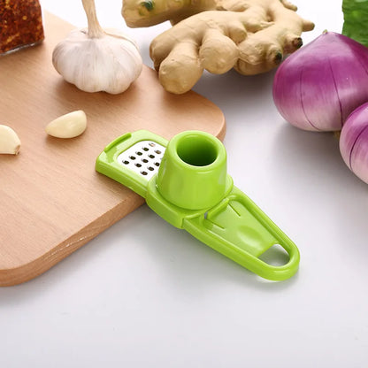 Ginger Garlic Crusher Press Garlic Grinding Grater Cutter Peeler Manual Garlic Mincer Chopping Garlic Tool Kitchen Accessories