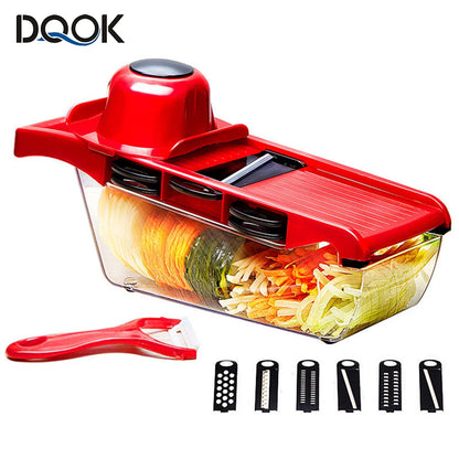 Vegetable Cutter with Steel Blade Slicer Potato Peeler Carrot Cheese Grater vegetable slicer Kitchen Accessories