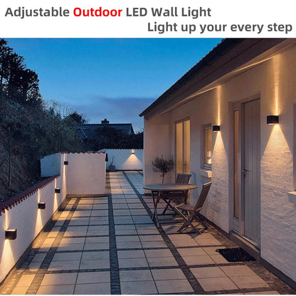 Up and Down LED Wall Lamp Waterproof IP65 Interior Wall Light For Living Room Bedroom Stair Corridor 24W Indoor Outdoor Lighting