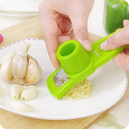 Ginger Garlic Crusher Press Garlic Grinding Grater Cutter Peeler Manual Garlic Mincer Chopping Garlic Tool Kitchen Accessories