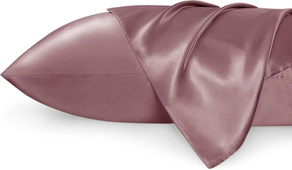 Bedsure Satin Pillowcase for Hair and Skin - Silky Pillowcase with Envelope Closure, Similar to Silk Pillow Cases