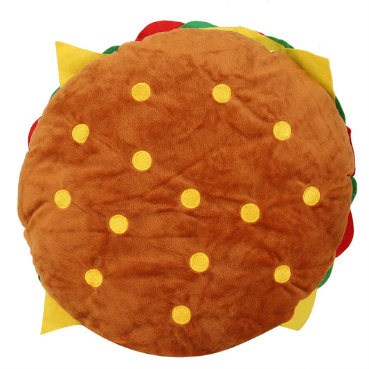 Simulation Burger Cushion Sofa Lumbar Pillow Super Soft Child Household Throw Pillow