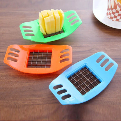 Silicone World Multifunctional Vegetable Potato Slicer Cutter Chopper Chips Making Tool Potato Cutting Fries Tool Kitchen Gadget