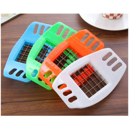 Silicone World Multifunctional Vegetable Potato Slicer Cutter Chopper Chips Making Tool Potato Cutting Fries Tool Kitchen Gadget