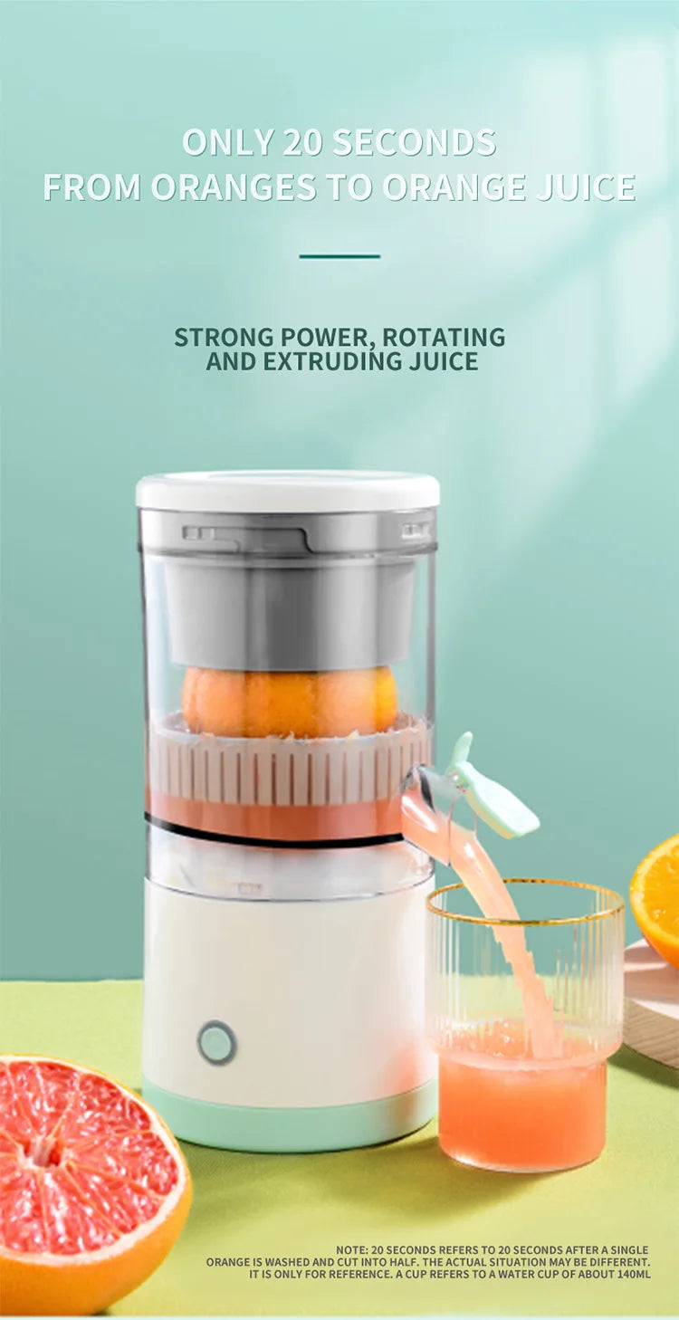 Portable Electric Juicer USB Charging Orange Lemon Fruit Blender Mini Household Juice Squeezer Mixer Citrus Juicer Fruit Juicer