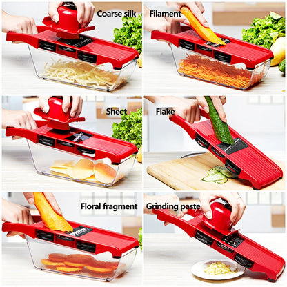 Vegetable Cutter with Steel Blade Slicer Potato Peeler Carrot Cheese Grater vegetable slicer Kitchen Accessories