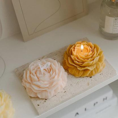 Candle Peony flower modeling gift decoration Mother's Day birthday flower scented candle