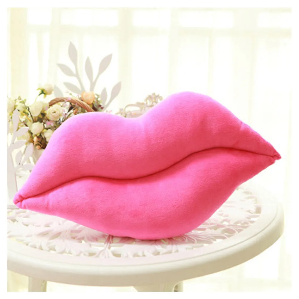 Soft Plush Lip Shaped Throw Pillow Cushion for Girlfriend Lover