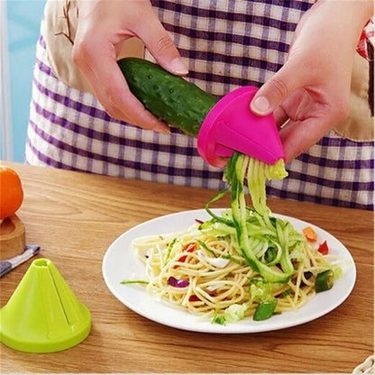 Vegetable Fruit Spiral Shredder Peeler Multi-function Manual Shredder Device Potato Carrot Rotating Shredder Grater Kitchen Tool