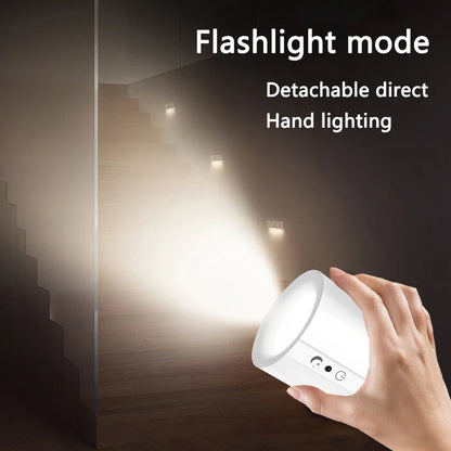 12 colors Timeable Led Wall Lamp Touch Remote USB Recharge Rotatable Wireless Portable Night Light Bedside Bedroom Reading Lamp