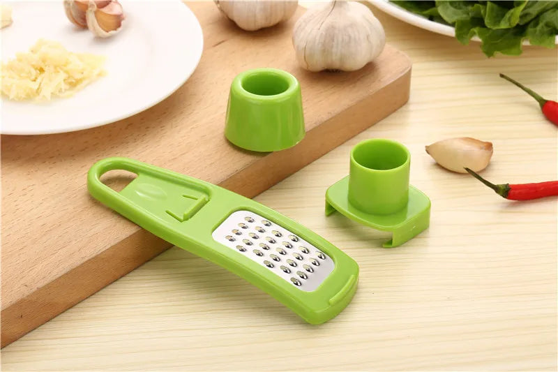 Ginger Garlic Crusher Press Garlic Grinding Grater Cutter Peeler Manual Garlic Mincer Chopping Garlic Tool Kitchen Accessories