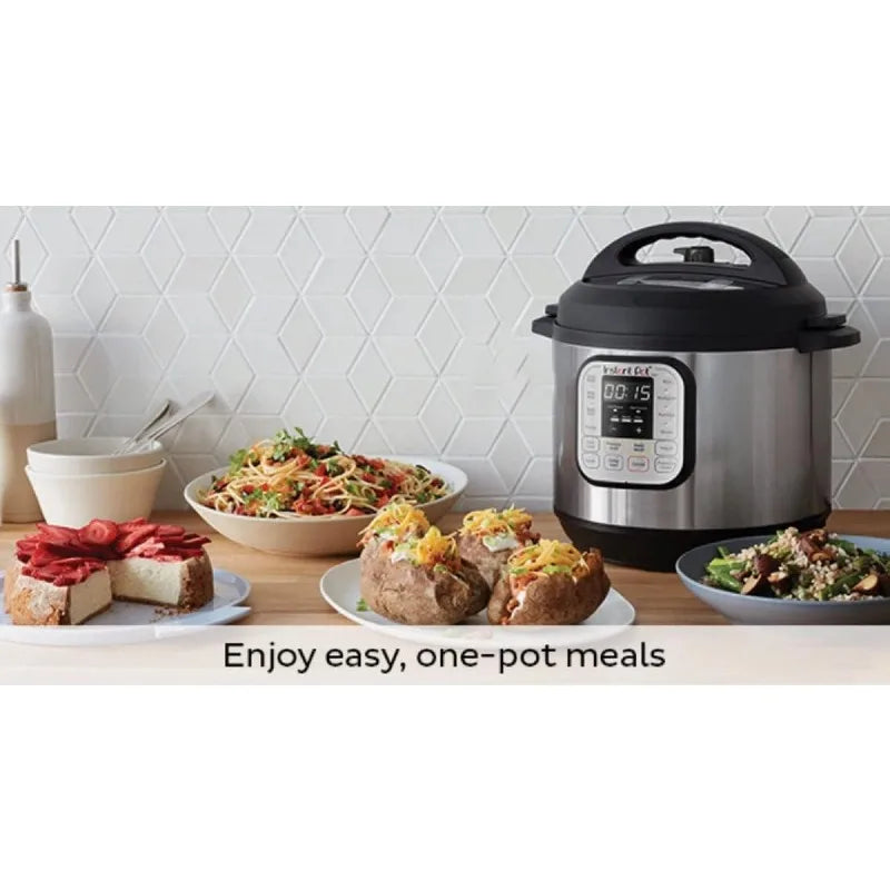 Instant Pot Duo 7-in-1 Electric Pressure Cooker, Slow Cooker, Rice Cooker, Steamer, Sauté, Yogurt Maker, Warmer & Sterilizer