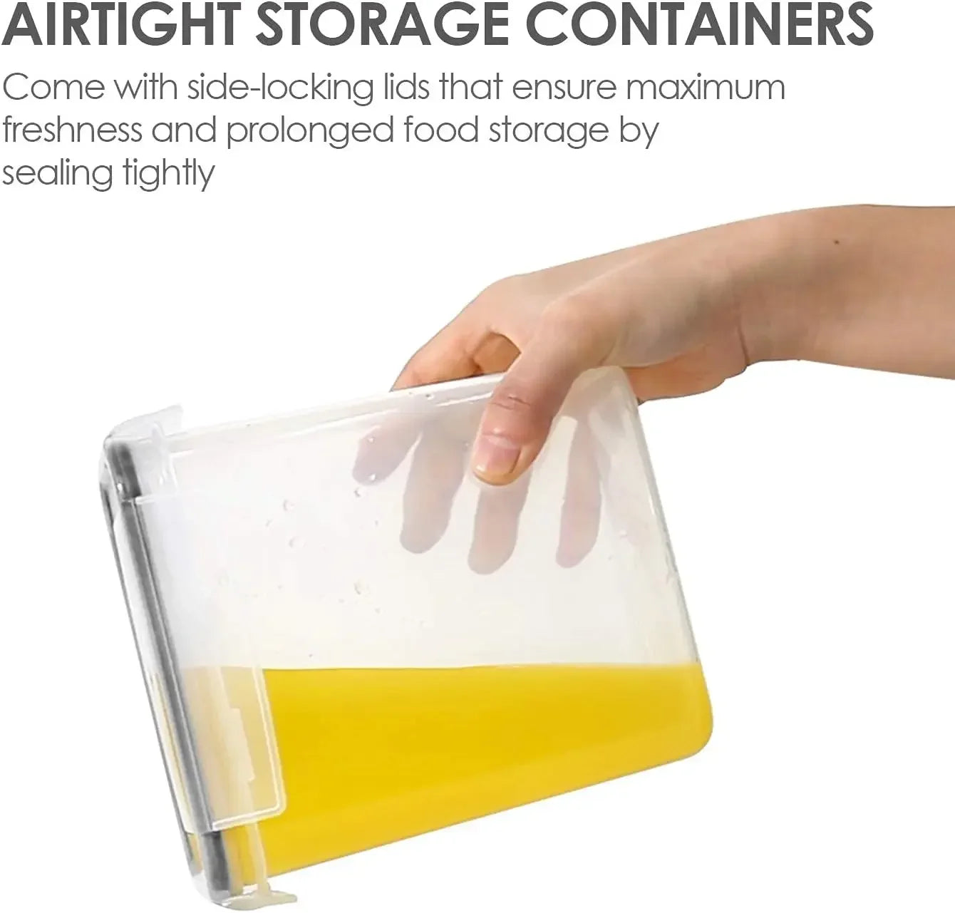 Airtight Food Storage Containers with Lids, 24 pcs Plastic Kitchen and Pantry Organization Canisters for Cereal,NEW