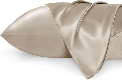 Bedsure Satin Pillowcase for Hair and Skin - Silky Pillowcase with Envelope Closure, Similar to Silk Pillow Cases