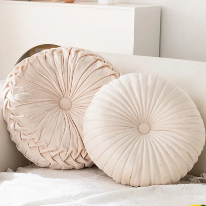 Pumpkin Pillow Round Pillow Pink Cushion Waist Pillow Living Room Sofa B&B Decorative Wheel Futon