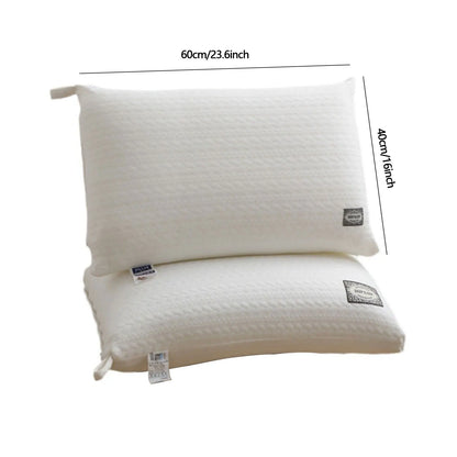 2pcs high quality sleep pillow Breathable and skin friendly deep sleep neck pillow does not collapse soft cotton pillowcase