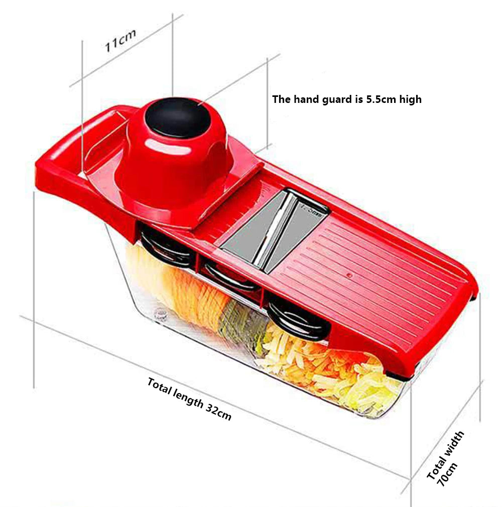 Vegetable Cutter with Steel Blade Slicer Potato Peeler Carrot Cheese Grater vegetable slicer Kitchen Accessories