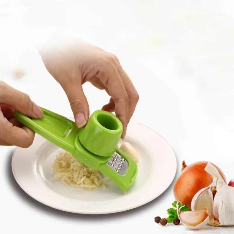 Ginger Garlic Crusher Press Garlic Grinding Grater Cutter Peeler Manual Garlic Mincer Chopping Garlic Tool Kitchen Accessories